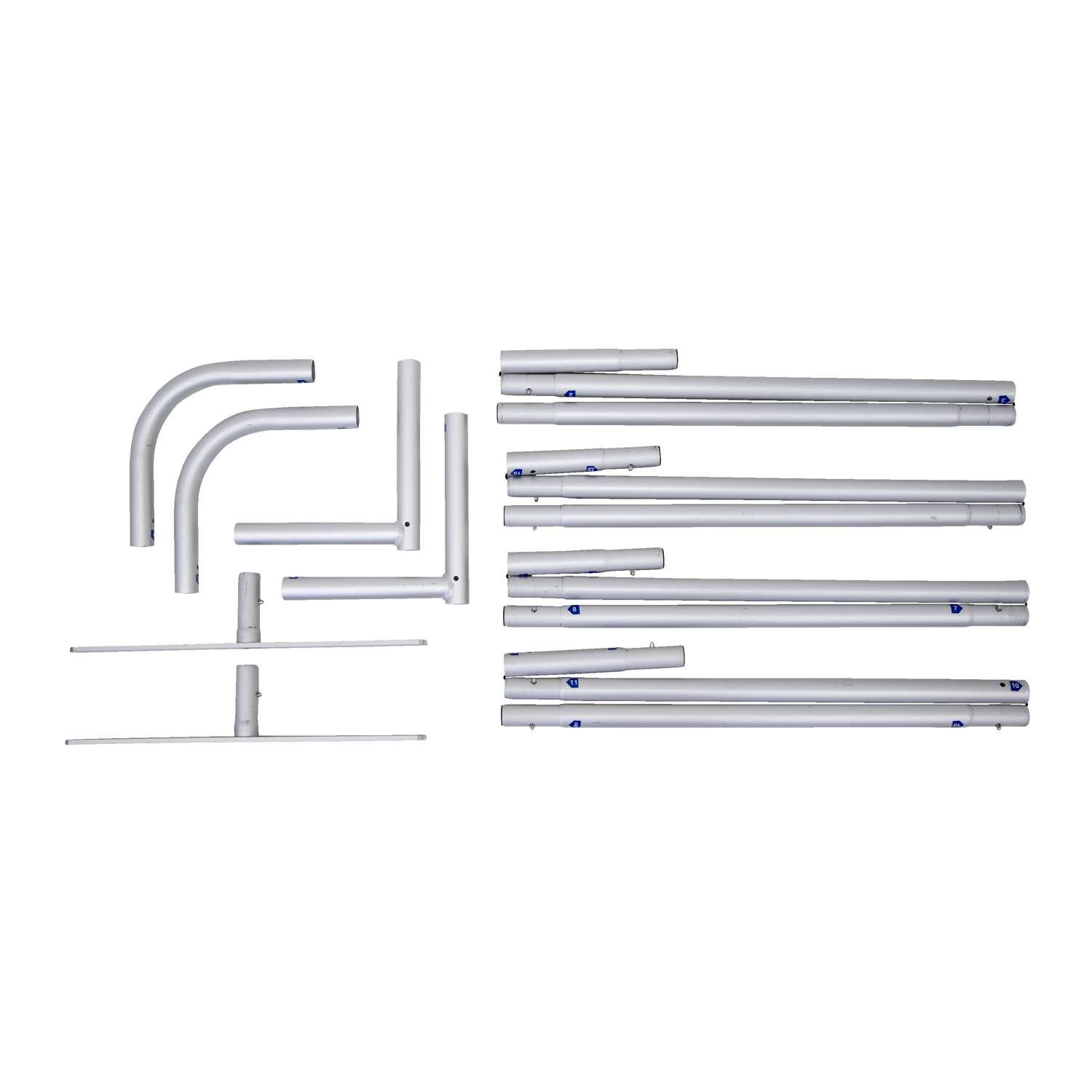 6'W x 72"H EuroFit™ Straight Wall Hardware