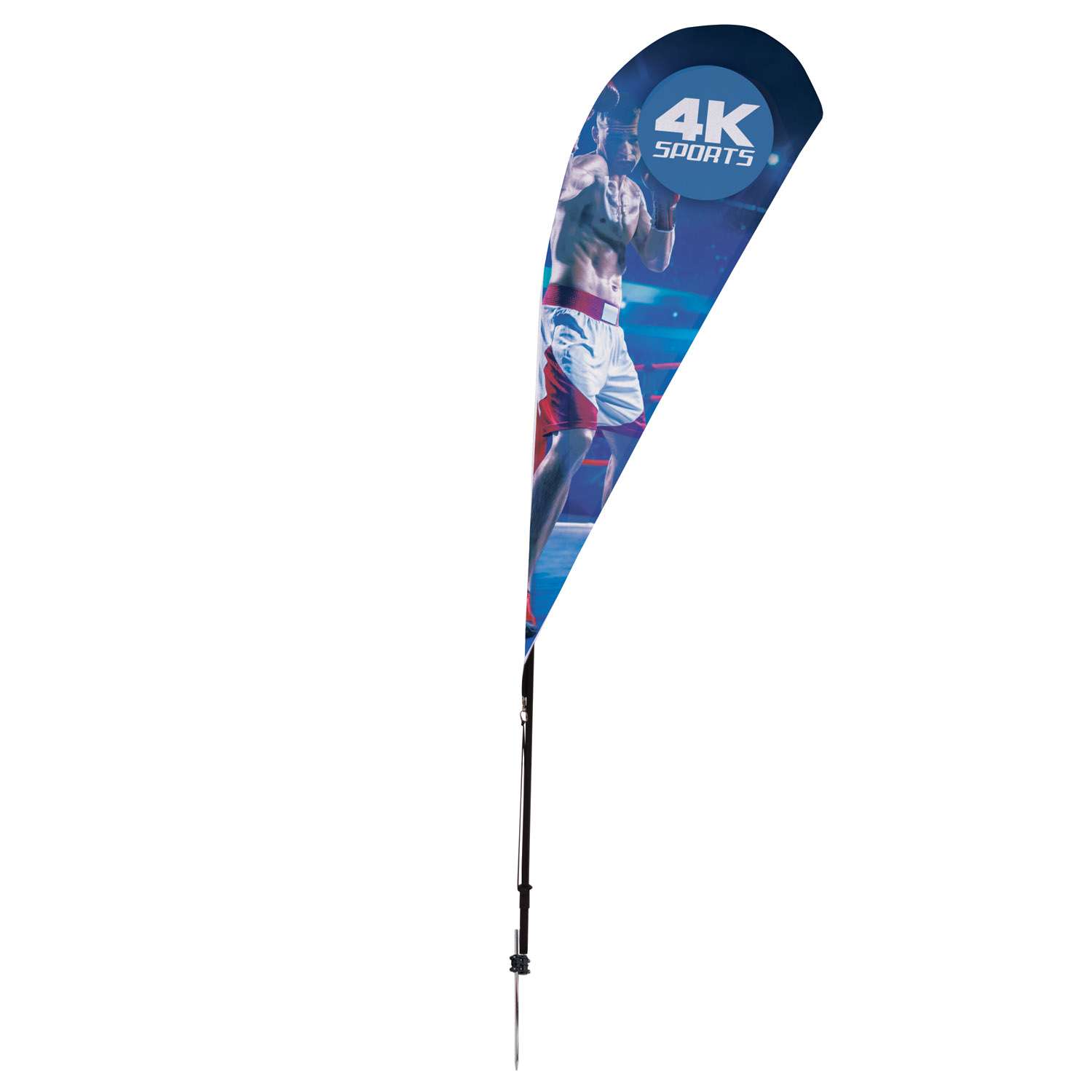 6' Streamline Teardrop Sail Sign Kit (Single-Sided with Ground Spike)