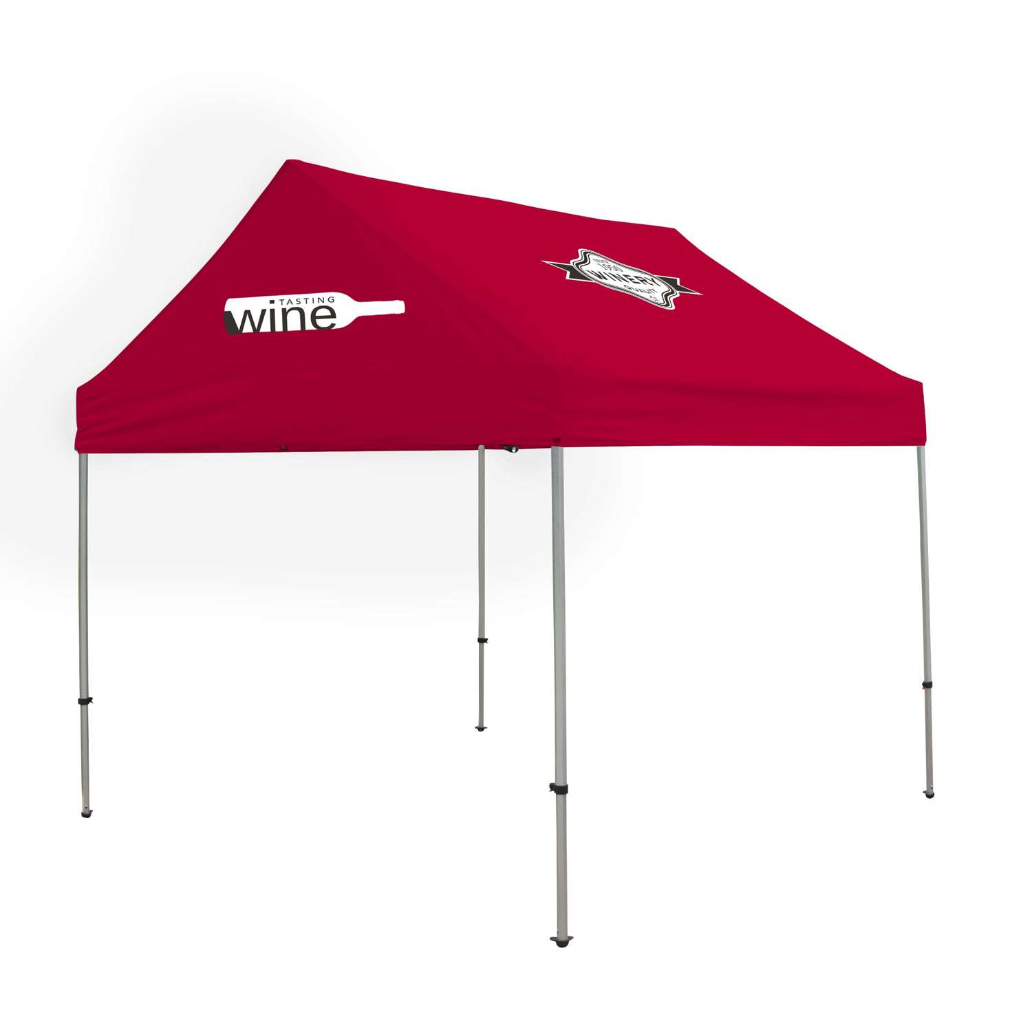 10' Premium Gable Tent Kit (Full-Color Imprint, 2 Locations)