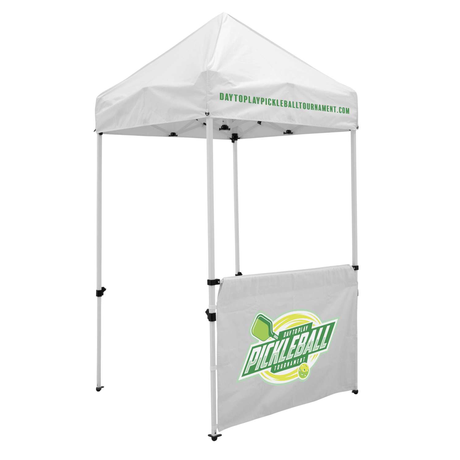 5' Economy Tent Half Wall (Full-Color Imprint)