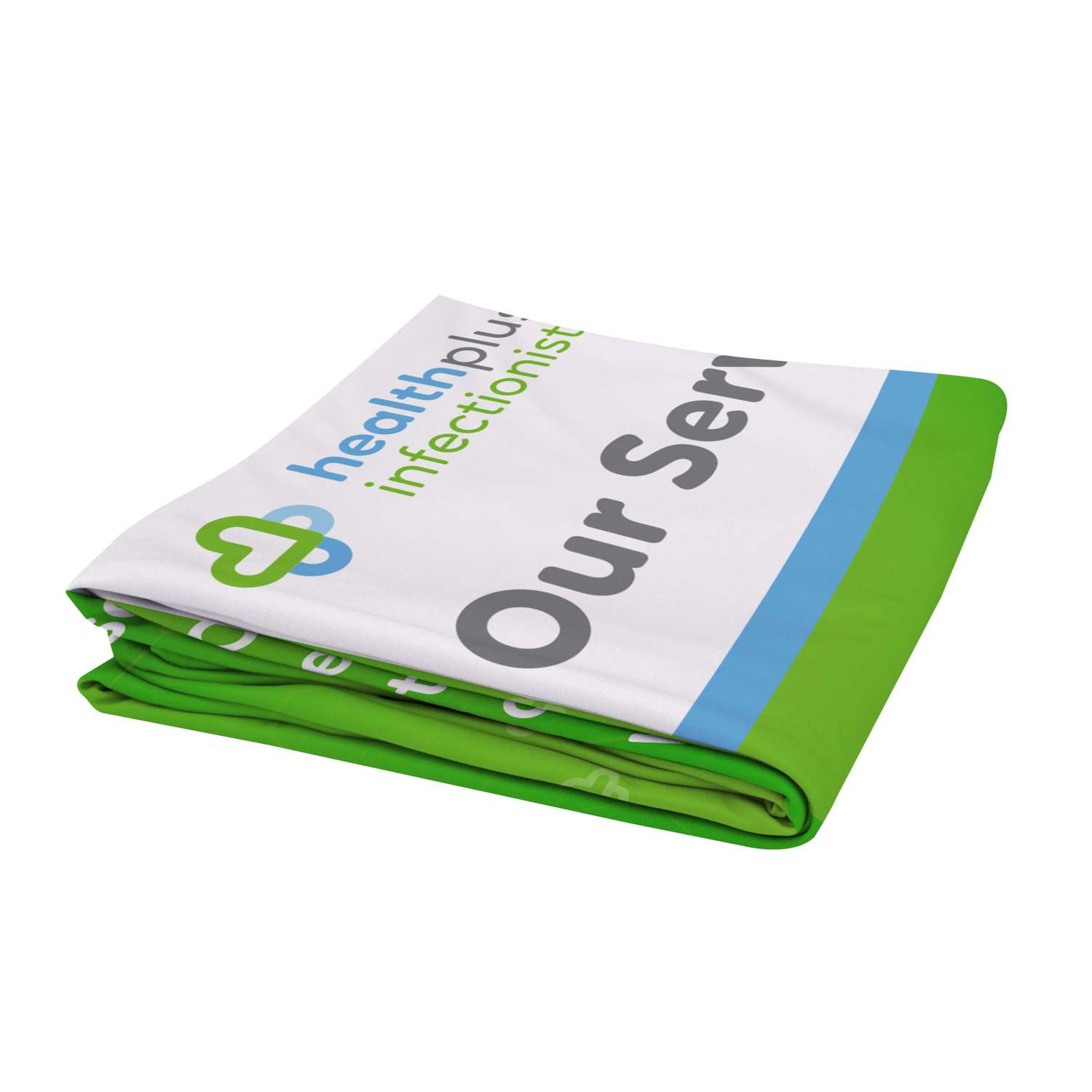 4'W x 72"H EuroFit™ Straight Wall Graphic Cover (Recycled Polyester)