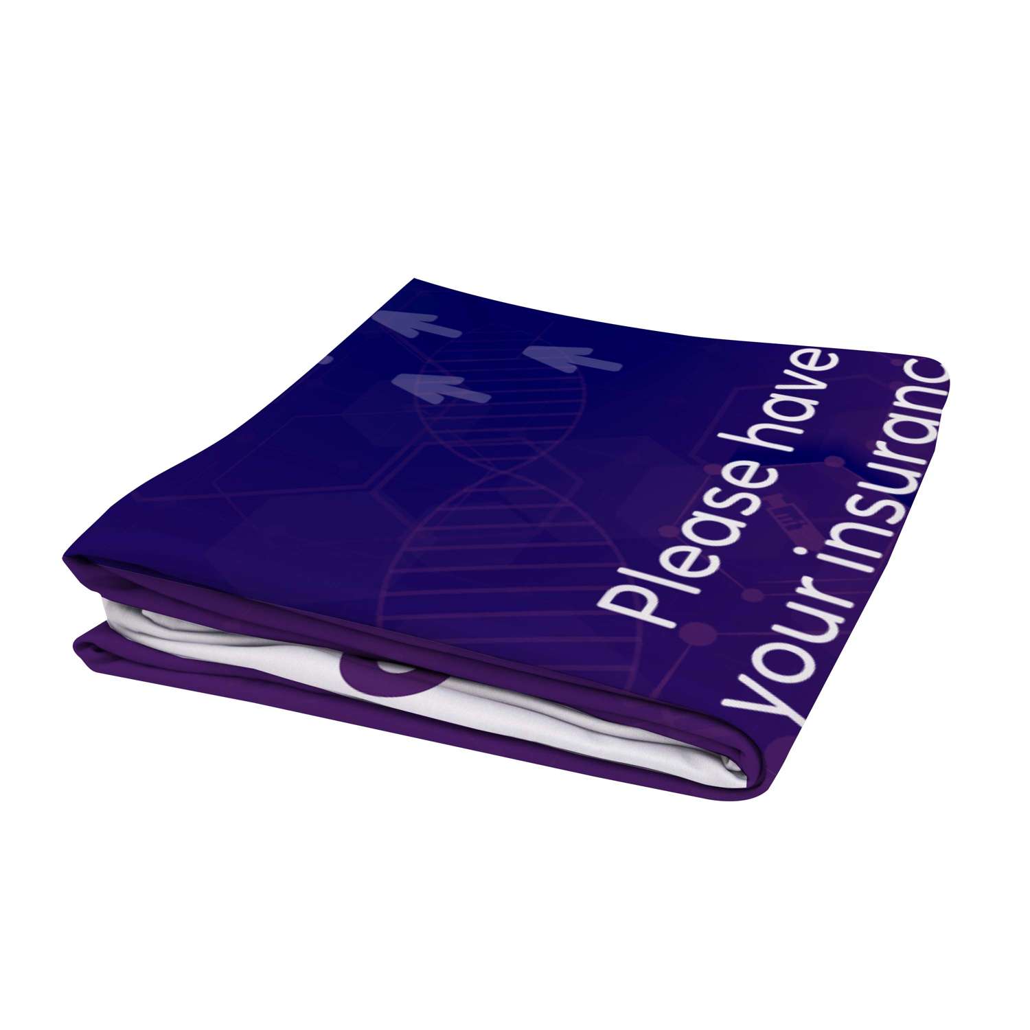 5'W x 90"H EuroFit™ Straight Wall Graphic Cover (Recycled Polyester)
