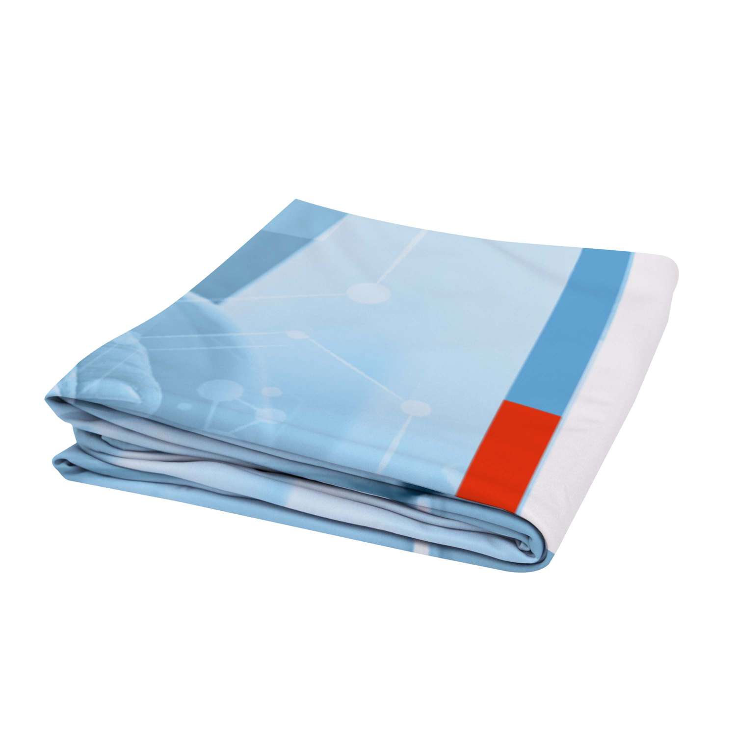 8'W x 54"H EuroFit™ Straight Wall Graphic Cover (Recycled Polyester)