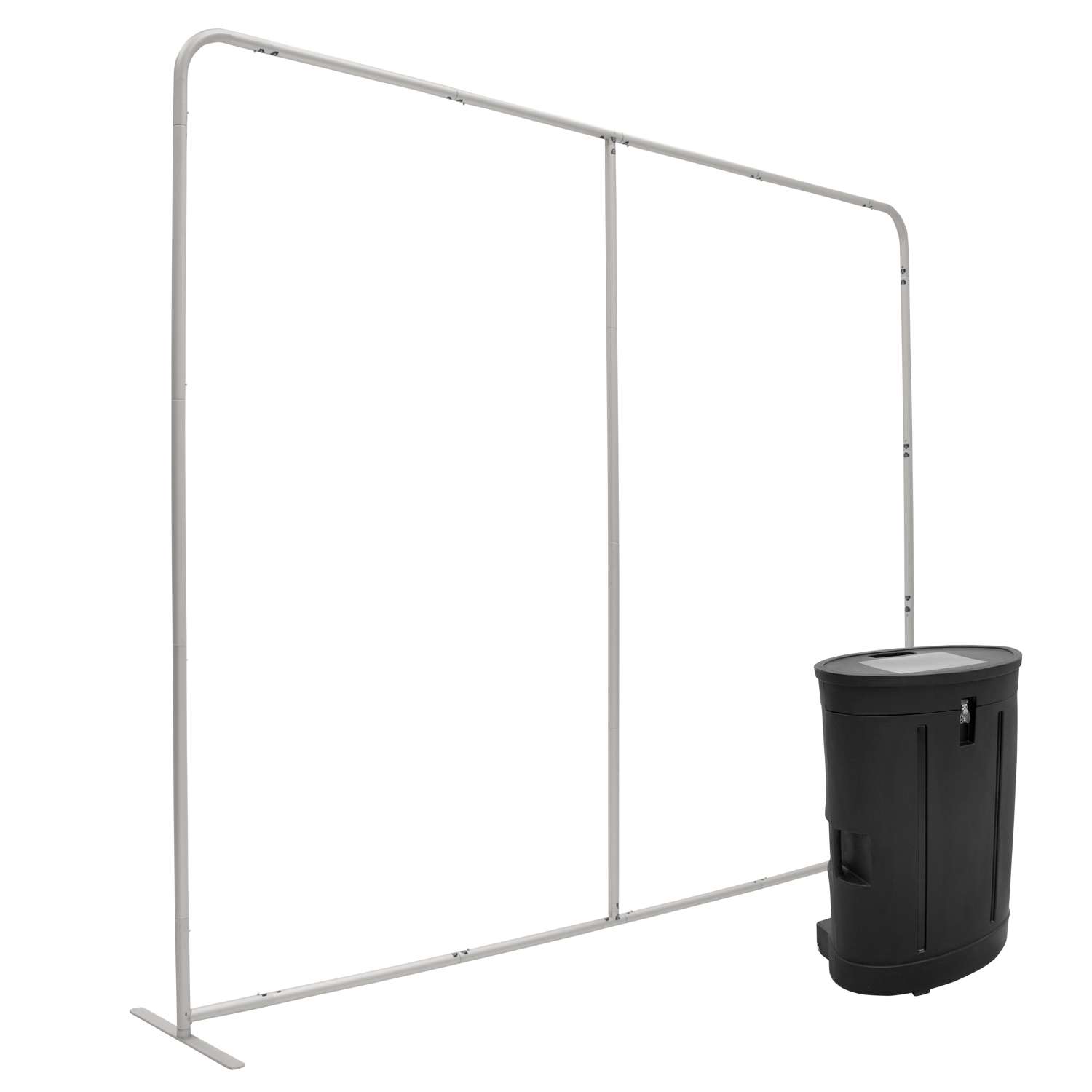 10'W x 90"H EuroFit™ Straight Wall Plus Hardware Kit