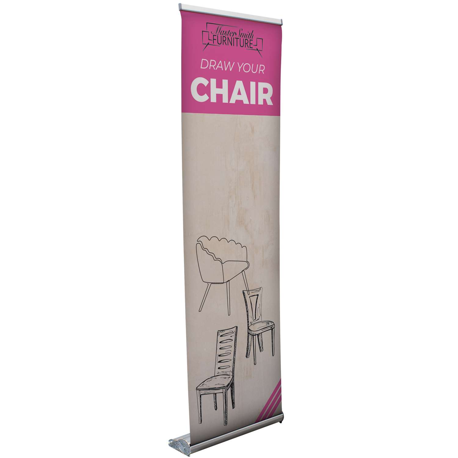 24" Stratus Retractor Kit (Dry-Erase Media)