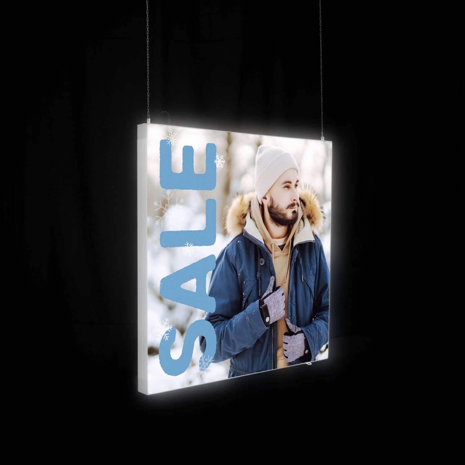 36" x 36" Aerial SEG Glo Ceiling-Mounted Kit
