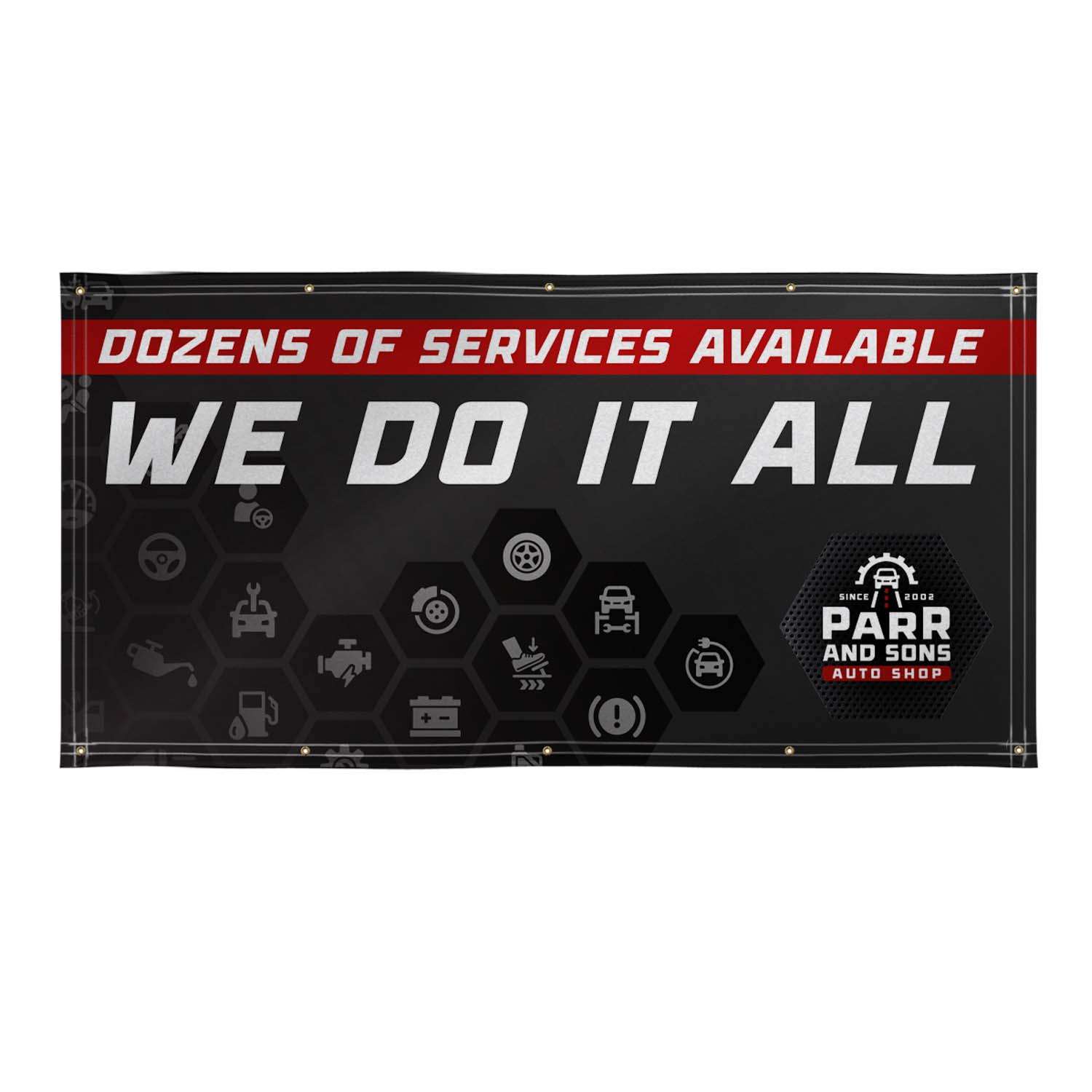 4' X 8' Super Poly Knit Fabric Banner