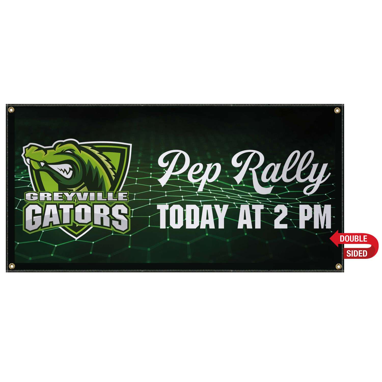 2' x 4' 13 oz. Smooth Vinyl Banner Double-Sided