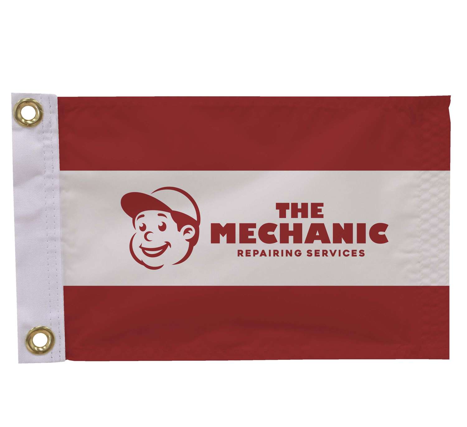 8" x 12" Nylon Flag Single-Sided