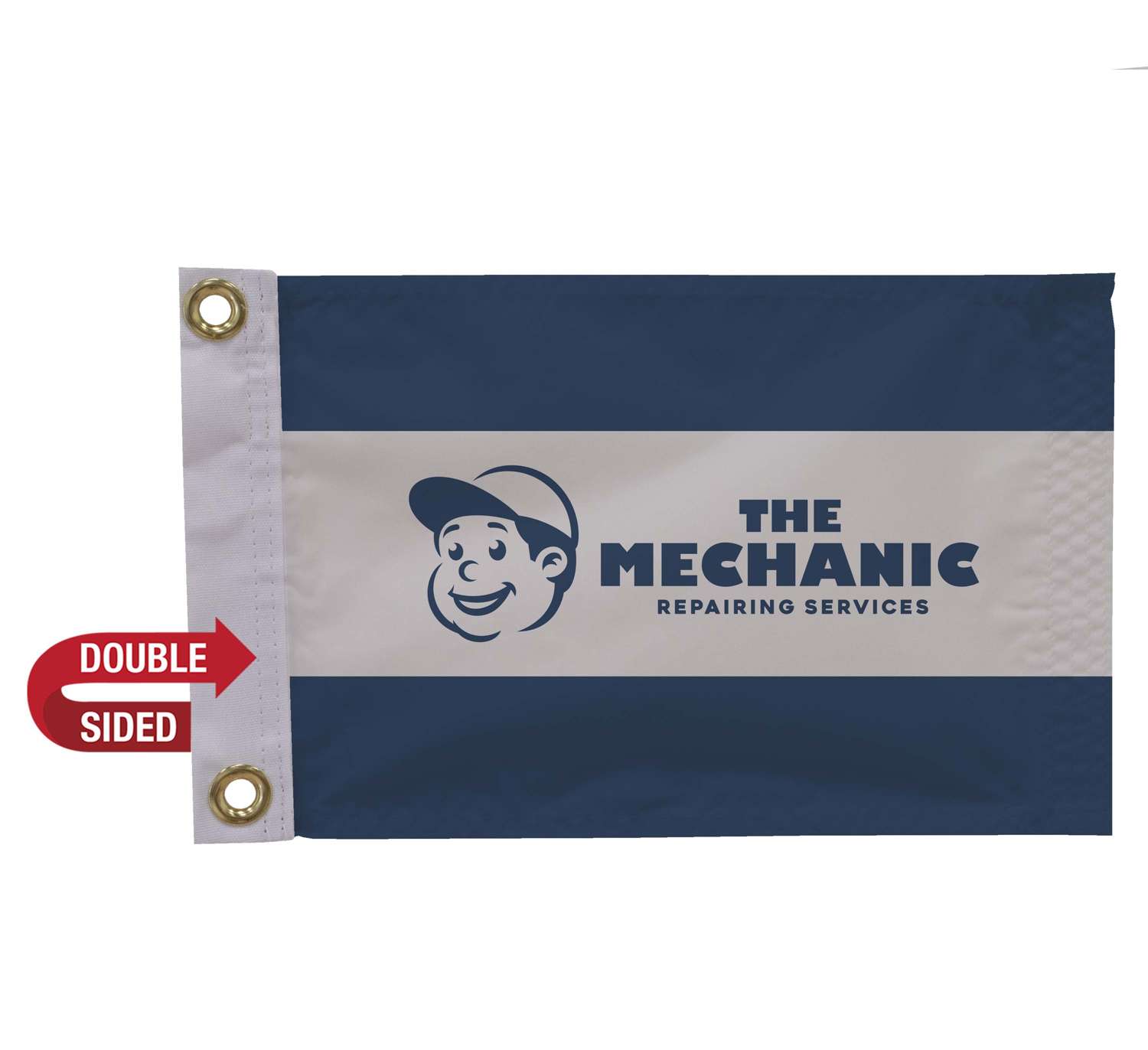 8" x 12" Nylon Flag Double-Sided