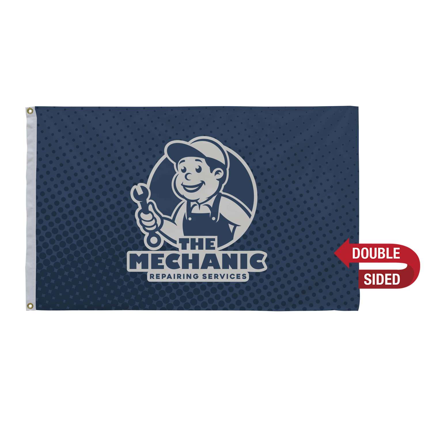2.5' x 4' Nylon Flag Double-Sided