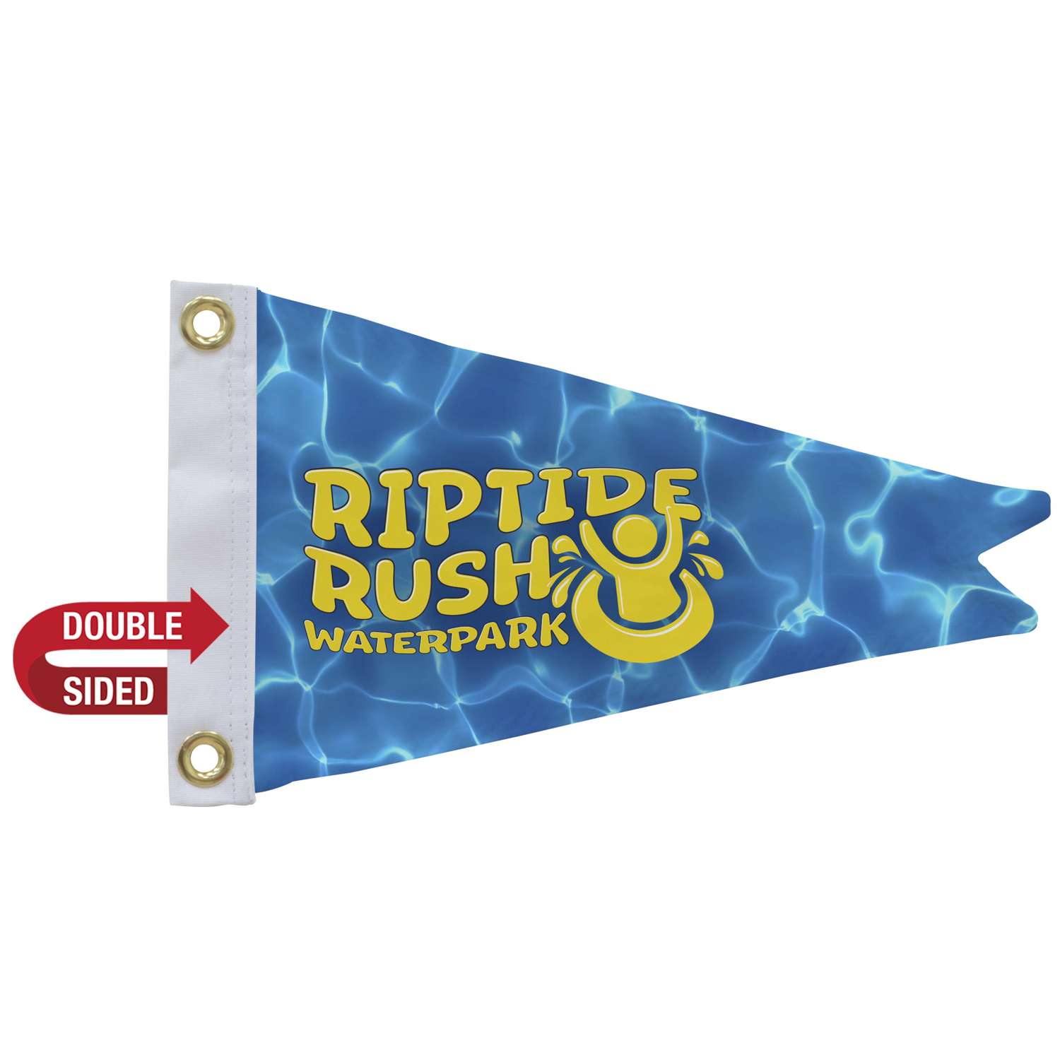 8" x 12" Nylon Burgee Flag Double-Sided