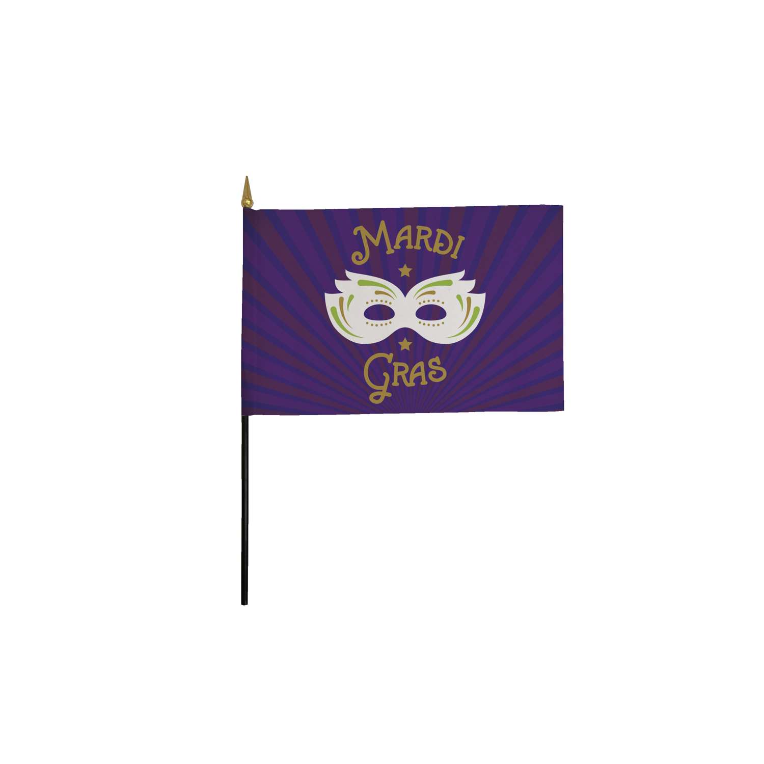 6" x 9" Stick Flag Kits with Spear Tip (Set of 6)
