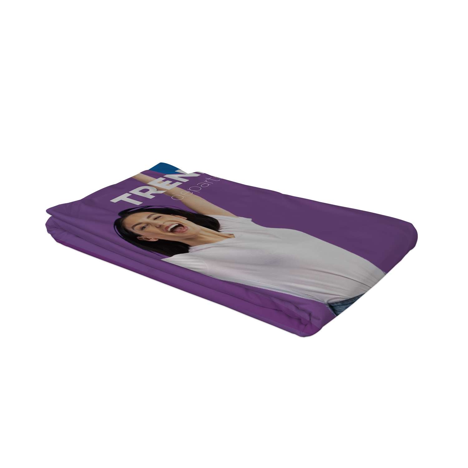 8' Curved Splash Floor Display Face Graphic Panel (Recycled Polyester)