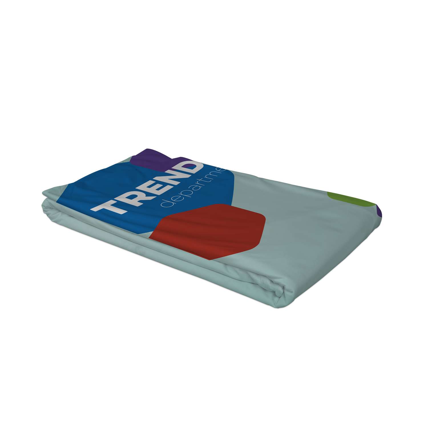 10' Curved Splash Floor Display Face Graphic Panel (Recycled Polyester)