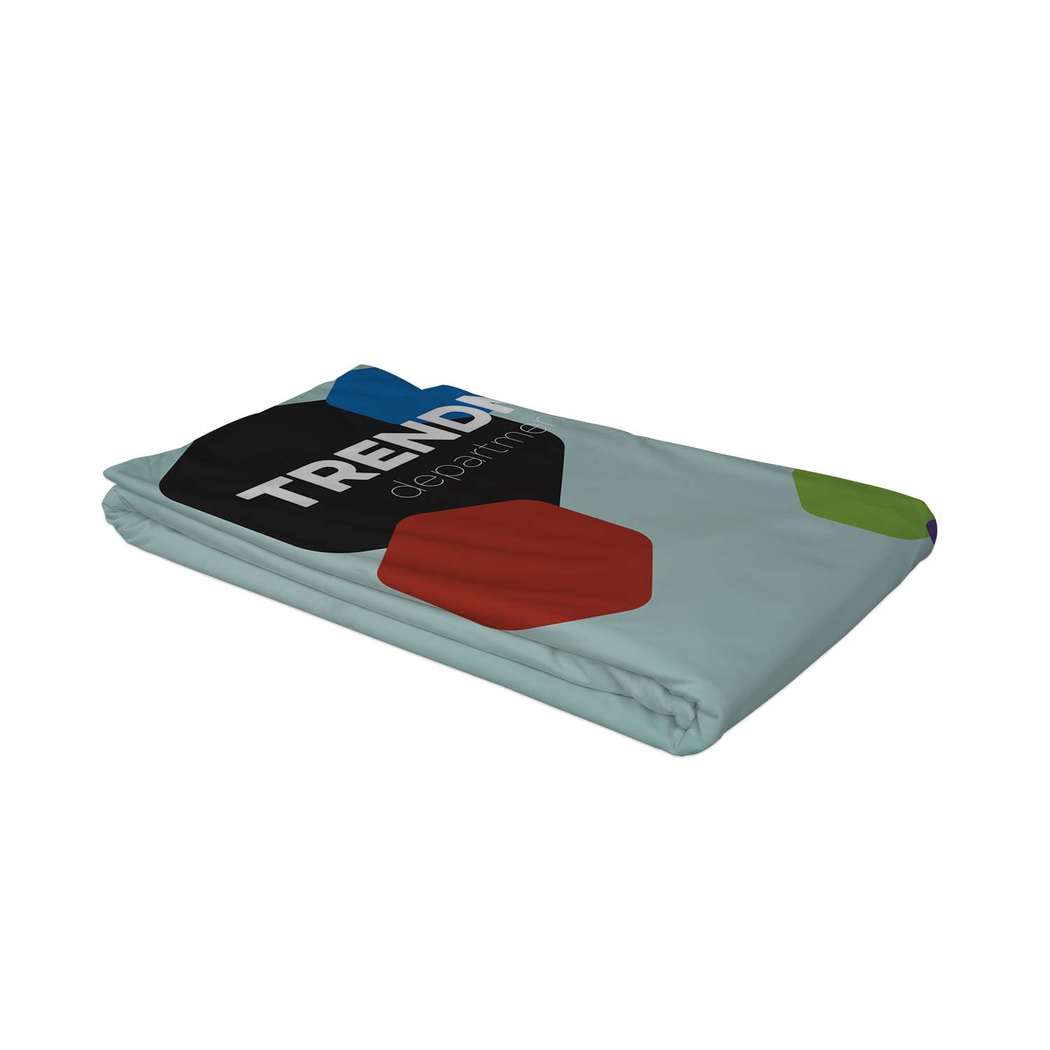 10' Curved Splash Floor Display Wrap Graphic Panel (Recycled Polyester)