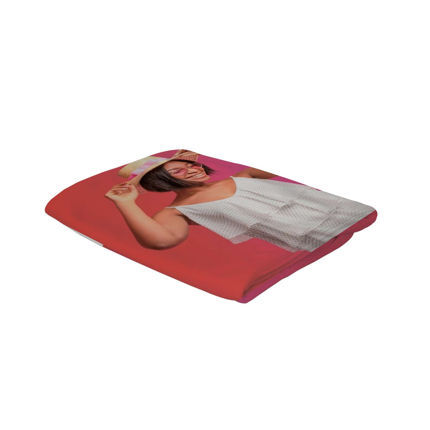 3' Straight Splash Floor Display 4-Sided Graphic Panel (Recycled Polyester)