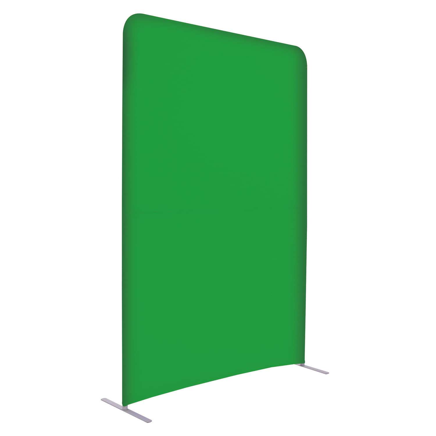 5'W x 90"H EuroFit™ Straight Wall Green Screen Kit